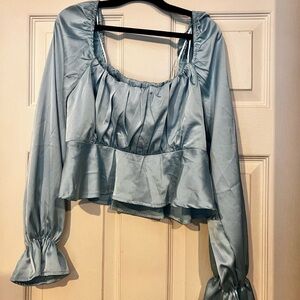 Gorgeous baby blue top